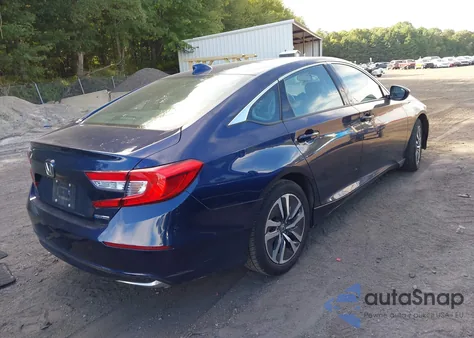2020 Honda Accord Hybrid из США, поврежденный, VIN 1HGCV3F18LA017256